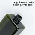 thumbnail image 5 of Nkmbld 100ml Plastic Soap Dispenser Bottle Green Flat Squares Push to Filling Bottle for Shampoo Shower Gel Hand Soap Care Products Travel Portable Packaging, Green, 5 of 8
