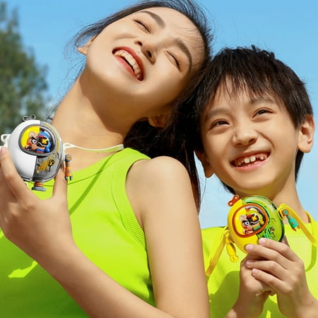 

Fogcroll 1 Set Neck Fan Tuyere Adjustment 3 Gears Strong Wind Turbo Blade Rechargeable Mecha Electric Fan Outdoor Supply