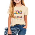 thumbnail image 2 of hengsof T-Shirt à Manches Courtes pour Enfants 100e Jour d'École, Col Rond, Imprimé Graphique Mignon, Chandail Décontracté Confortable, Chemise Basique Élégante, 2 of 7