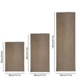 thumbnail image 3 of Sale Today Clearance! Large Burlap Rug Set, 3-Piece Solid Color Indoor/Outdoor Doormat, Non-Slip, Durable Kitchen, Office Mat, Oil & Wear-Resistant, Easy-Clean, 3 of 6
