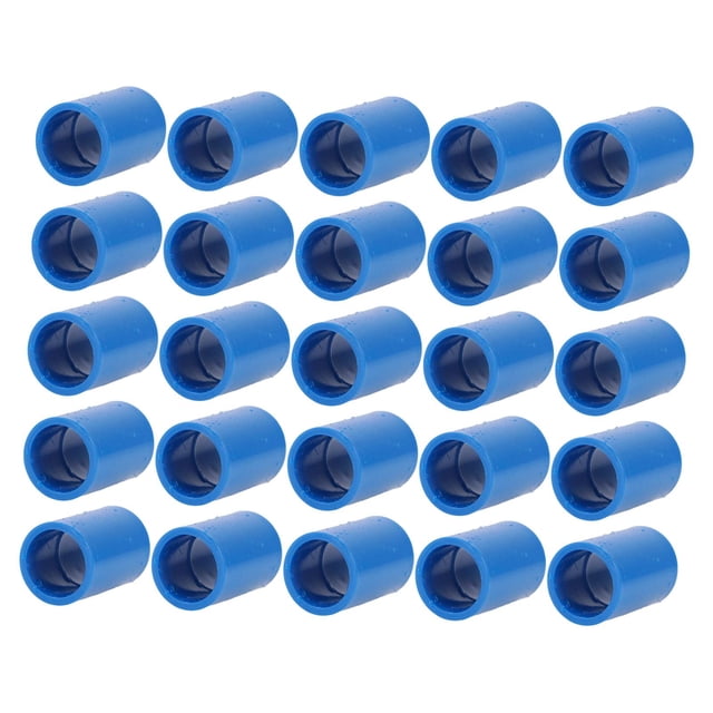 50 adaptadores rectos de tubería de PVC para estanterías de muebles. 32 mm