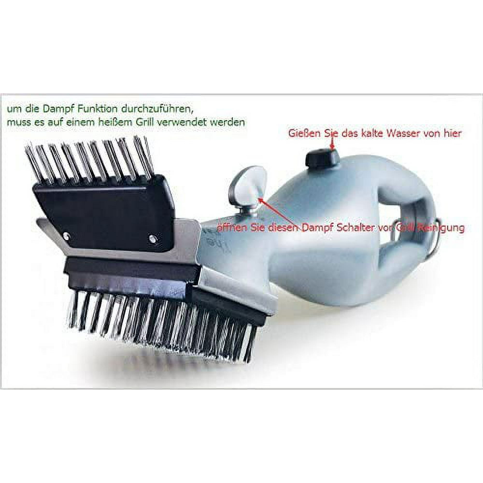 Steam Cleaner for BBQ Grill, Brush with steam power, Oven cleaning