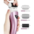 thumbnail image 5 of PRITECH Electric Foot Callus Remover Tool, Electric Pedicure Foot File, Rechargeable Callus Removers Kit Extra Thick, Heel, Hand, Skin Gift(Pink), 5 of 7