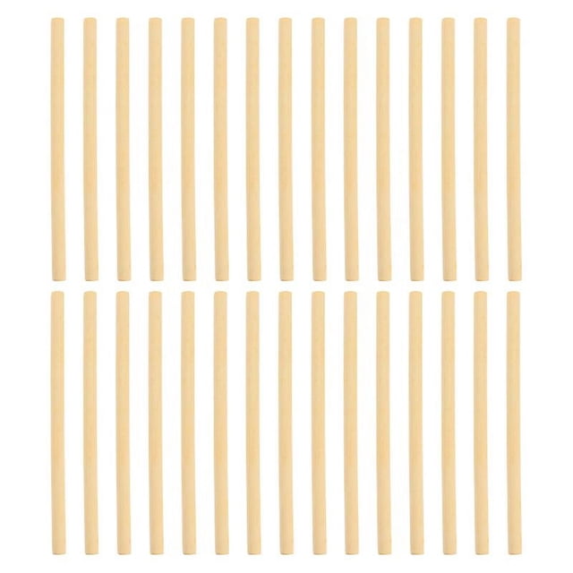 100 piezas mini varillas de madera para tapiz