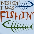 thumbnail image 2 of CafePress - Wishin' I Was Fishin' Infant Bodysuit - Baby Light Bodysuit, Size Newborn - 24 Months, 2 of 4