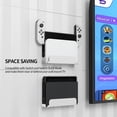 thumbnail image 3 of Sywqhk Soporte de pared Soporte de montaje Ajuste universal para consola de juegos NS/NS OLED (negro), 3 of 9