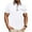 White, variant on Eltusu Men's Polo Shirts with Collar, Pullover Casual Summer Breathable Short Sleeve Shirts Navy Size S-3XL