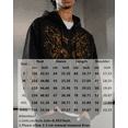 thumbnail image 4 of Men Women Y2K Zip Up Hoodie Gothic Graphic Grunge Emo Alt Baggy Hooded Sweatshirt Punk Streetwear, 4 of 5