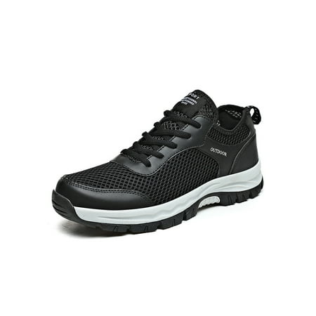 

Colisha Men Athletic Shoes Sport Sneakers Breathable Trainers Running Fashion Hiking Shoe Fitness Workout Black 9