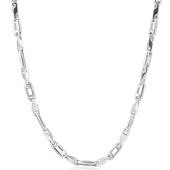 Pompeii Men's 14k Gold (63gram) or Platinum (118gram) 5.5mm Link Chain Necklace 22" (,)