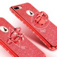 thumbnail image 4 of NOIR Bumper Case with Shock-Absorbent Kickstand and Neckstrap for iPhone 8 Plus/7 Plus, Red, 4 of 4