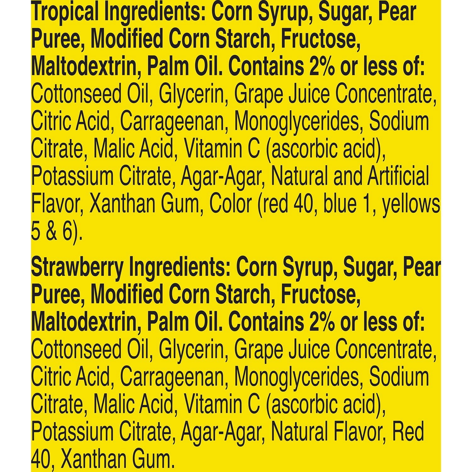 Gushers Strawberry & Tropical Variety Pack Snacks, 2 Pack, 0.8 oz., 42 pk with bowl by OMA
