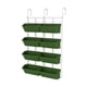 thumbnail image 1 of Maceta vertical para colgar en la pared, soporte para plantas para jardín, interior y exterior. Verde oscuro, 1 of 9