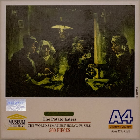 Tomax Miniature Jigsaw Puzzle - The Potato Eaters (500 Pieces)
