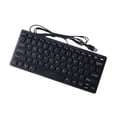 thumbnail image 2 of Xuanheng USB Wired Keyboard Compact 78 Keys for Home Personal Computer Industrial Use Black, 2 of 8