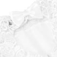 thumbnail image 5 of YONGHS Kids Sleeveless Floral Lace Flower Girl Dress Bridesmaid Wedding Pageant Ball Gown White 16, 5 of 7