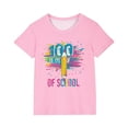 thumbnail image 2 of Xihbxyly Camiseta para Niño Pequeño, Bonito Diseño de 100 Días de Colegio, Tejido Suave y Transpirable, Cuello Redondo Moderno, Ideal para Conjuntos de Verano, Citas de Juego y Eventos Escolares, Dis, 2 of 6