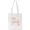 White, variant on 1pc Bride Print Canvas Tote Bag Women Bridal Shower Shoulder Bag for Wedding Hen Parties