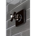 thumbnail image 3 of Kingston Brass KS3045ZX Single-Handle Three-Way Diverter Valve with Square Trim Kit in Oil Rubbed Bronze, 3 of 9