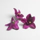thumbnail image 4 of 20 Piezas Cabeza De Flor Cabezas Artificiales Para Diadema Decoración Ramo Vestido Sombreros Boda DIY Púrpura Macarena Cabeza de flor artificial, 4 of 8