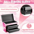 thumbnail image 6 of WORKPRO Mini Tool Box, 2-Drawer Metal Tool Chest with Ball Bearing Slides, Top Storage, Pink Camo, 6 of 9
