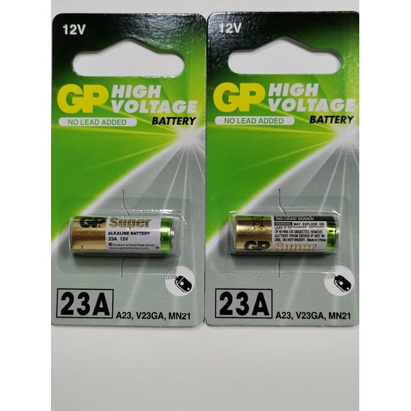 Pila alcalina GP 23AE de 12 V, 2 piezas