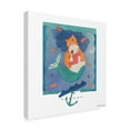 thumbnail image 2 of Trademark Fine Art Animals Canvas Art ' Orangecat Mermaid ' by Whiskers Studio, 2 of 3