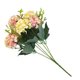 thumbnail image 3 of Moyic DIY flores artificiales pequeña Rosa Hortensia girasol ramo de novia decoración de fiesta de Navidad flores falsas boda decoración del hogar Flores artificiales champán Moyic HA6641-01B, 3 of 6