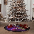 thumbnail image 4 of Haiem Mushrooms and Skull Pattern Christmas Tree Skirt Merry Christmas Party Christmas Tree Decoration,New Year Decorations-48", 4 of 6