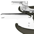 thumbnail image 4 of Krator Detachable Quick-Release Windshield Windscreen, Smoke, Compatible with 2006-2014 Harley Davidson Road King Fire/Rescue FLHR, EFI FLHRI, 4 of 8