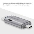 thumbnail image 4 of ruzhgo USB Type C Card Reader USB 3.0 TF/SD Card Reader Adapter for Windows PC Laptop Grey, 4 of 6
