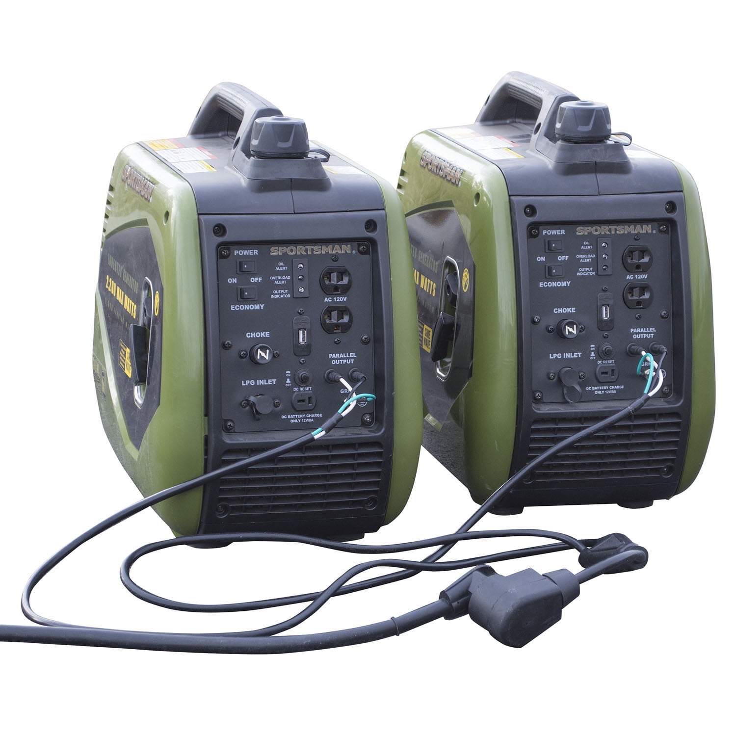 Offex 4400 Watt Dual Fuel Portable Inverter Generator Kit with 30 Amp