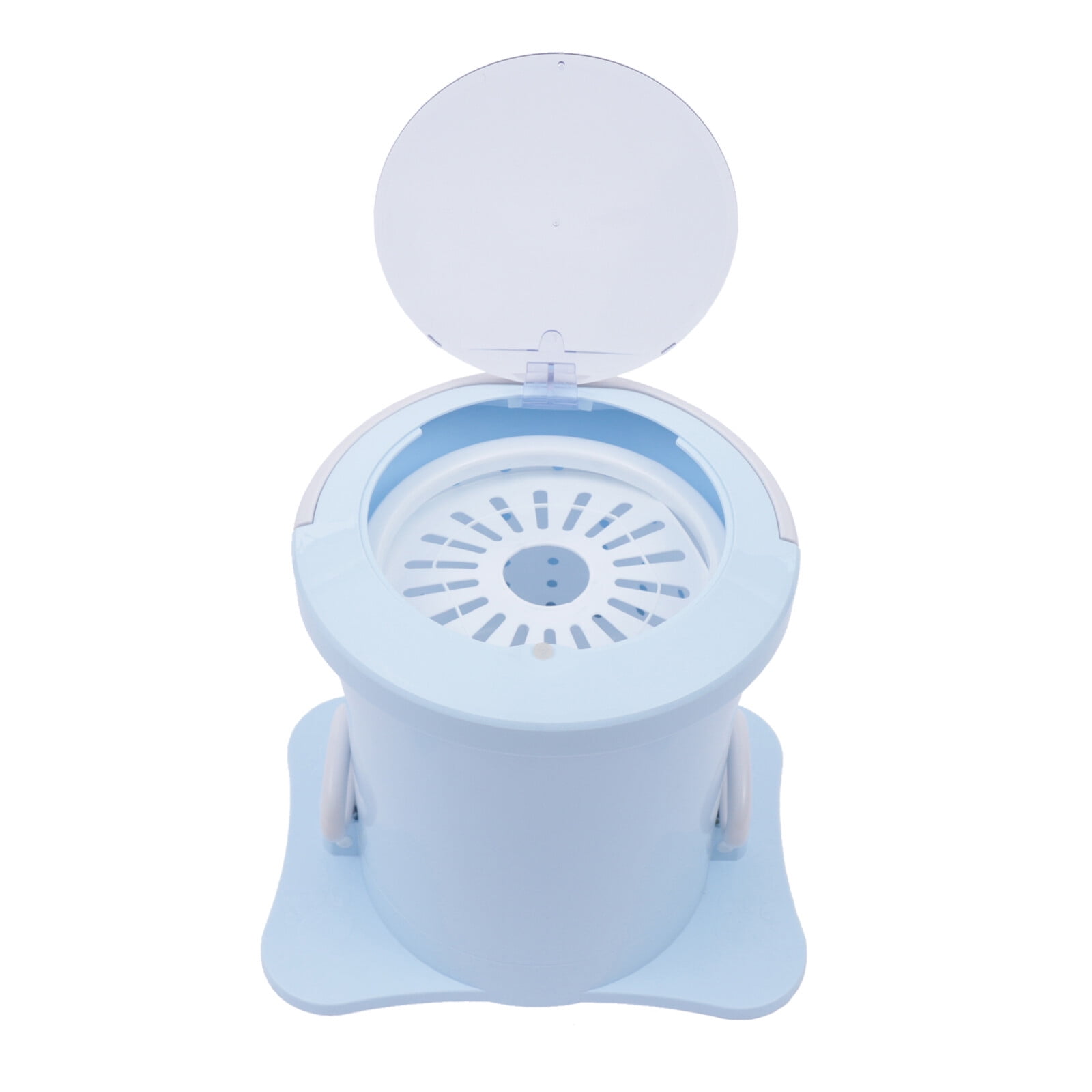 Mini Dryer Portable Compact Clothes Spin Dryer Manual Home Laundry Dryer Blue