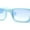 Blue, variant on Pastel Pop Color Mod Narrow Rectangle Fashion Sunglasses Blue