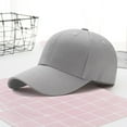 thumbnail image 3 of ZSQDM Baseball Casual Summer Summer Outdoors 1Pc Color Solid Women's Cap Sports Men's Hat and Baseball Caps beanies Hard Hat Sun Shade Baseball Caps Key Covers Caps, 3 of 4