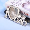 thumbnail image 5 of I Love Dad Metal Picture Photo Frame (Silver), 5 of 5