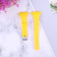 thumbnail image 2 of Fashion Watchstrap Plastic Watch Band Strap Replacement Quick Release Wristband Bracelet Strap Compatible for POLAR FT4/FT7(Yellow), 2 of 7