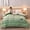 Green #t86, variant on Japceit Milk Fleece Winter Quilt, Double-Sided Thermal Blanket for Cold Weather, Extra Thick Flannel Duvet Insert with Cozy Brushed Fabric for Bed, Guest Room, Dormitory