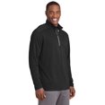 thumbnail image 4 of Sport-Tek Sport Wick Textured 1/4 Zip Pullover-XS (Black), 4 of 6