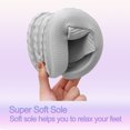 thumbnail image 5 of Homieway Gray Sandals for Women and Men,Non-Slip Bathroom Shower Sandals,Soft and Thick Sole Cloud Slippers, 5 of 8