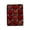 A001- Wine Red (Hollow Flocked Ball), variant on 12 Pack, Christmas Tree Ornaments Set, Burgundy Velvet Christmas Ornaments, 2.5 Inch Flocked Christmas Ball Ornaments with Gold Accents, Shatterproof Hanging Decorations for
