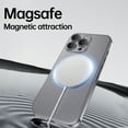 thumbnail image 6 of ELEHOLD Magnetic Case for iPhone 16 Pro Max, Foldable Kickstand Bracket Work with Magnetic Car Mount Lens Film Protection Slim Shockproof Case for iPhone 16 Pro Max,Gray, 6 of 6