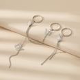 thumbnail image 4 of Femmes Doigt Bijoux Alliage - 2PCS Papillon Punk Chaîne Doigt Bagues Ouvertes, 4 of 10