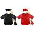 thumbnail image 2 of Pet Graduation Hat And Gown Costume Set Polyester For Pets, 2 of 9