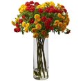 thumbnail image 1 of Nearly Natural 1 Japanese Silk Flower Arrangement Orange Yellow, 1 of 1