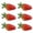 Style:strawberry, variant on 6Pcs Artificial Fruit Fake Fruit, Simulation Fruit Photography Props for Kitchen Parties Decorations, 24 Kind of Fruit