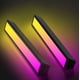 thumbnail image 3 of Barras de luz RGB inteligentes con música, luz LED ambiental, aplicación de Control de sonido Bluetooth para juegos, fiestas, películas, PC, TV, decoración de habitación, nueva, 3 of 4