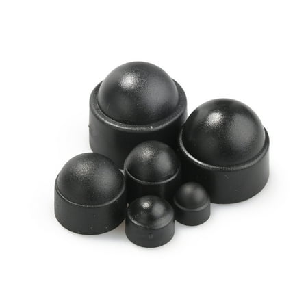 145pcs Black Assorted Nut And Bolt Covers M 4 M5 M6 M8 M12 Bolts