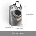 thumbnail image 2 of Pofeuu Smiling Polar Bear Print Laundry Basket, Laundry Hamper, Collapsible Laundry Baskets, Dirty Clothes Hamper, Waterproof with Foam Protected Aluminum Handles, 2 of 5