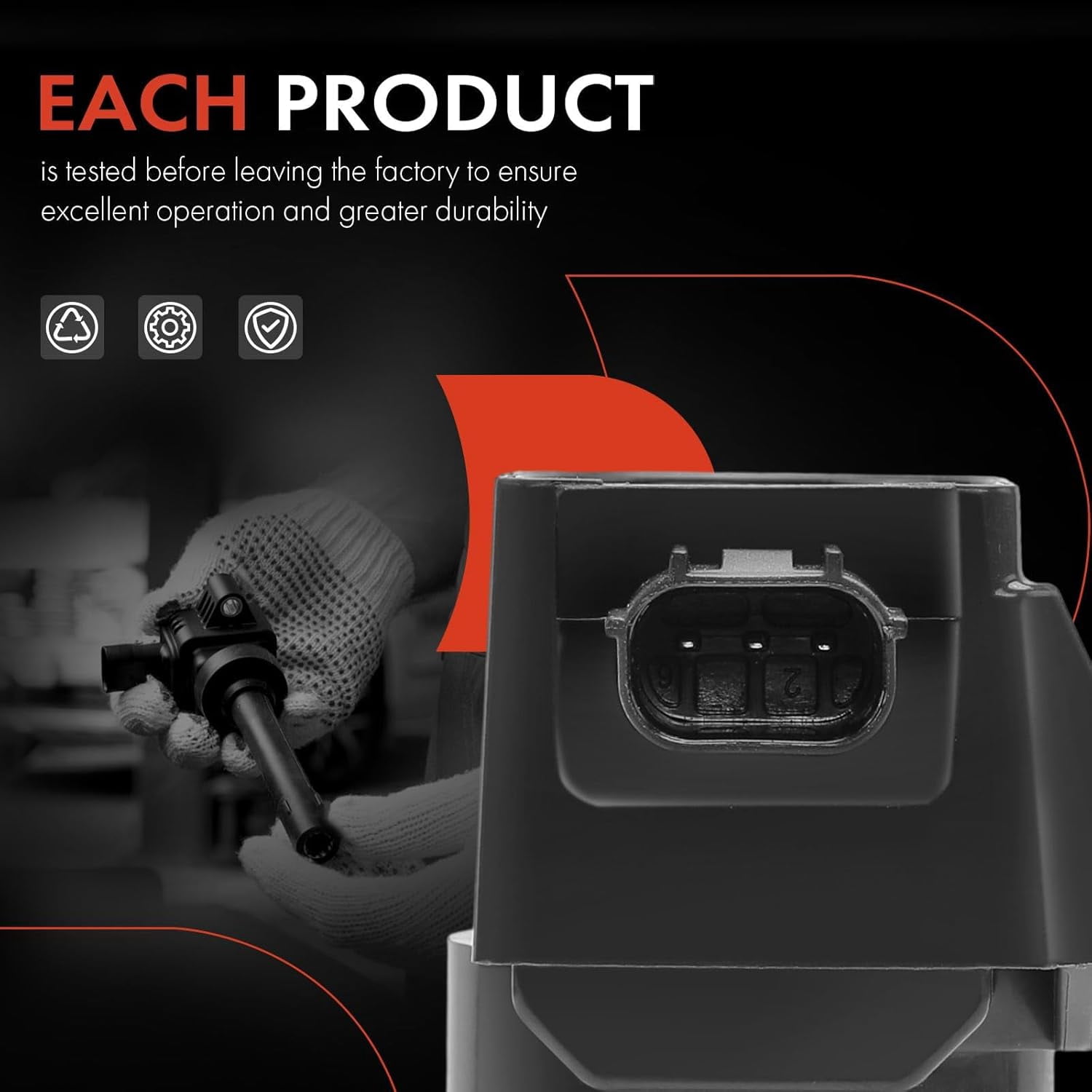 A-Premium Ignition Coil Pack Compatible with Acura ILX 2013-2015 Honda Civic 2012-2015 HR-V 1.8L 2.0L 2016-2019 Front 4-PC